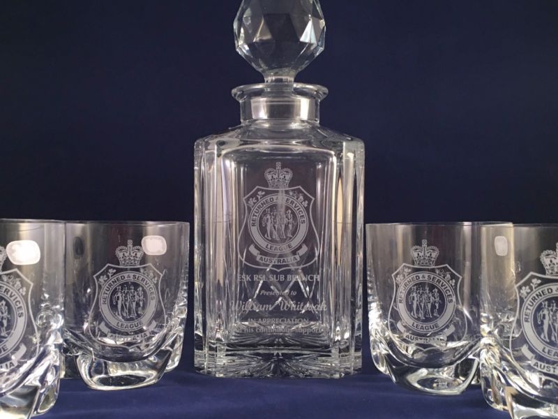 Sand Etched Decanter Sand Etched Decanter
